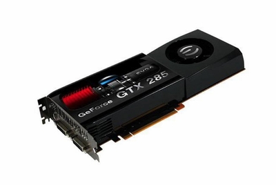 01G-P3-1285-A1 EVGA nVidia GeForce GTX 285 SuperClocked 1GB DDR3 PCI Express Dual DVI/ HDMI Video Graphics Card