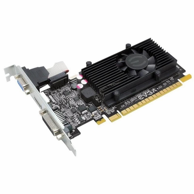 01G-P3-1521-KR EVGA GeForce GT 520 1GB 64-Bit DDR3 PCI Express 2.0 x16 DVI/ HDMI/ D-Sub HDCP Ready Low Profile Video Graphics Card