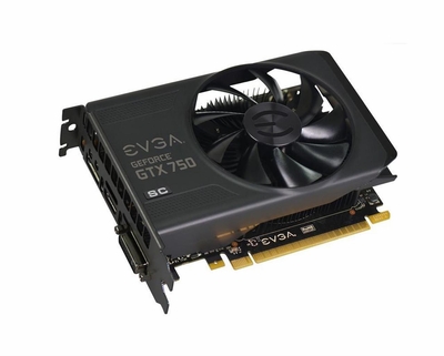 01G-P4-2753-LA EVGA GeForce GTX 750 Superclocked 1GB GDDR5 128-bit PCI Express 3.0 x16 DVI-I/ HDMI/ DisplayPort Video Graphics Card