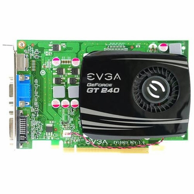 01GP31236LR EVGA GeForce GT240 1GB DDR3 128-bit DVI VGA HDMI PCI Express 2.0 x16 Video Graphics Card
