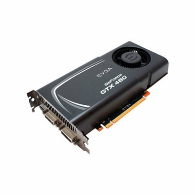 01GP31365TR EVGA GeForce GTX 460 1GB GDDR5 256-Bit PCI Express 2.0 DVI-I/ VGA/ Mini-HDMI/ SLI Support Video Graphics Card