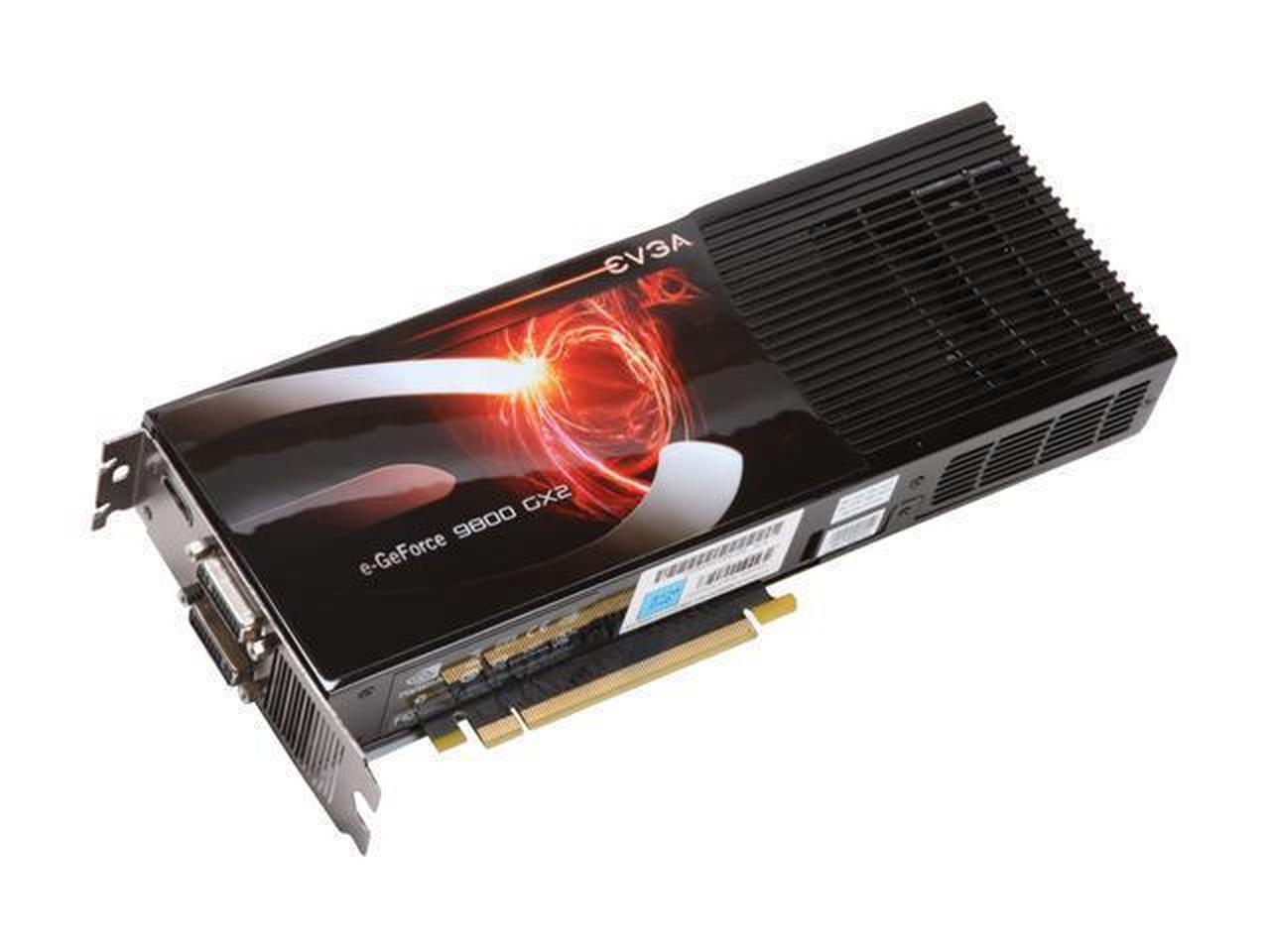 01GP3N895AR EVGA GeForce 9800 GX2 KO 1GB 512bit GDDR3 PCI Express 2.0