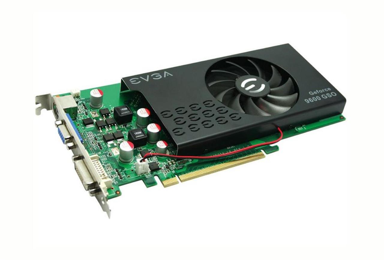 01GP3N964K1 EVGA GeForce 9600 GSO 1GB DDR2 128-bit HDCP Ready PCI ...