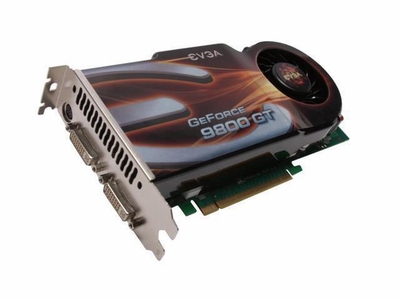 01GP3N972LA EVGA GeForce 9800 GT 1GB 256-bit GDDR3 PCI Express DVI Video Graphics Card