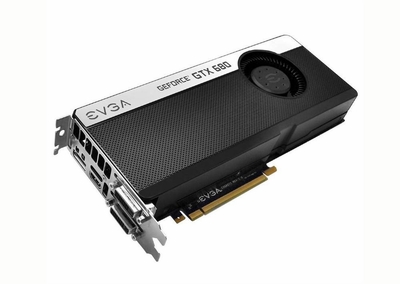 02G-P4-2681-A1 EVGA GeForce GTX 680 2GB 256-bit GDDR5 PCI Express 3.0 x16 Dual DVI/ HDMI/ DisplayPort/ Ready SLI Video Graphics Card