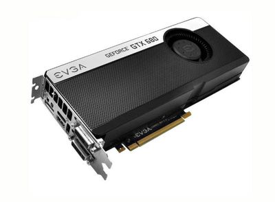 02G-P4-2685-B1 EVGA GeForce GTX 680 SC Signature+ 2GB GDDR5 256-bit PCI Express 3.0 x16 2X DVI/ HDMI/ DisplayPort/ SLI Ready Support Video Graphics Card