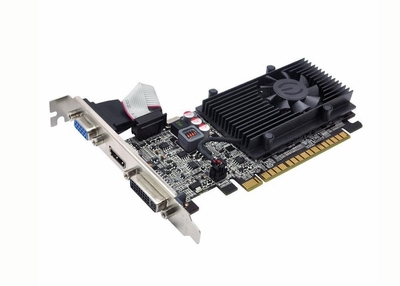 02GP31529LA EVGA GeForce GT 520 2GB 64-bit DDR3 PCI Express 2.0 x16 Low Profile HDMI/ D-Sub/ DVI/ HDCP Ready Video Graphics Card