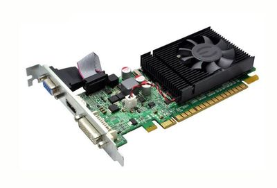 02GP32629KR EVGA GeForce GT 620 2GB GDDR3 64-bit PCI Express 2.0 x16 Dual DVI/ HDMI/ VGA Video Graphics Card