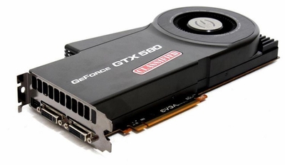 03G-P3-1595-B3 EVGA GeForce GTX 580 Classified Ultra 3GB GDDR5 384-Bit PCI Express 2.0 x16 Dual DVI/ EVBot Connector/ HDCP Ready/ SLI Support Video Graphics Card