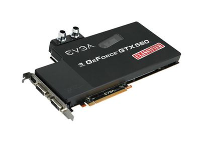 03G-P3-1597-LX EVGA GeForce GTX 580 Classified Ultra Hydro Copper 3GB 384-Bit GDDR5 PCI Express 2.0 x16 HDCP Ready/ SLI Support Video Graphics Card