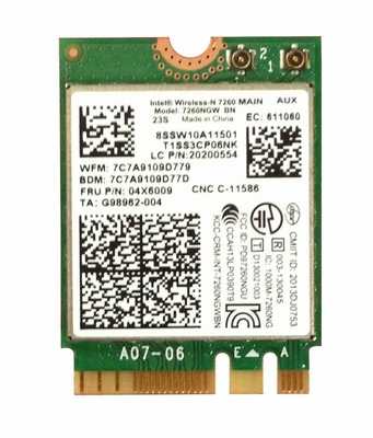 04X6009 Lenovo Wireless N Main Wi-Fi Card for ThinkPad T260