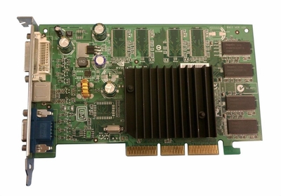 09Y779 Dell 64MB nVidia GeForce 4 NV18 AGP 8X with TV Out /DVI Video Graphics Card for Dimension 4600