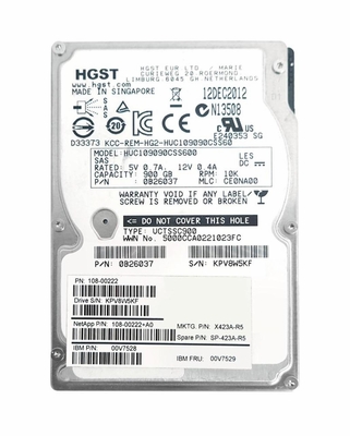 0B26037 NetApp 900GB 10000RPM SAS 6Gbps 64MB Cache 2.5-inch Internal Hard Drive