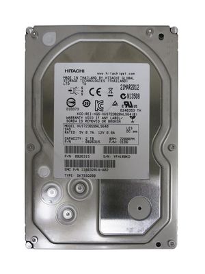 0B26315 HGST Hitachi Ultrastar 7K3000 2TB 7200RPM SAS 6Gbps 64MB Cache 3.5-inch Internal Hard Drive