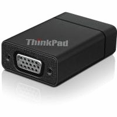 0B47084 Lenovo ThinkPad Tablet 2 VGA Adapter VGA/Proprietary for Video Device, Projector, Monitor, Tablet Proprietary Connector HD-15 VGA