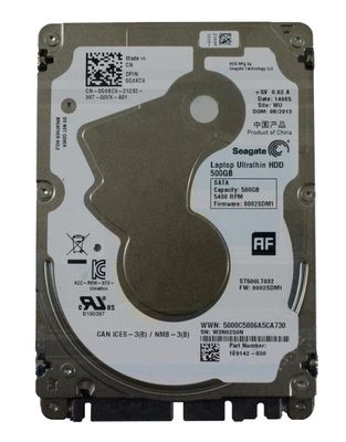 0C2T96 Dell 500GB 5400RPM SATA 6Gbps 64MB Cache 8GB MLC SSD 2.5-inch Internal Hybrid Hard Drive