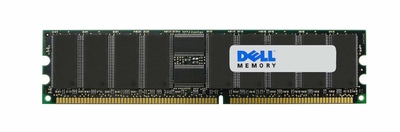 0C3820 Dell 256MB PC2700 DDR-333MHz ECC Unbuffered CL2.5 184-Pin DIMM Single Rank Memory Module
