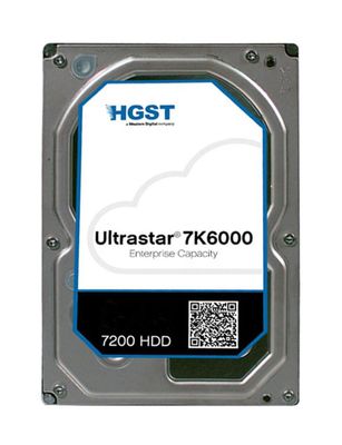 0F23092 HGST Hitachi Ultrastar 7K6000 2TB 7200RPM SATA 6Gbps 128MB Cache (ISE / 512n) 3.5-inch Internal Hard Drive