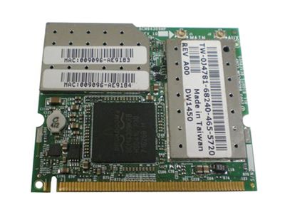 0J4781 Dell Wireless Networking Cards Wireless 1450 Internal Wireless (802.11a/b/g, 54Mbps) MPCI Card