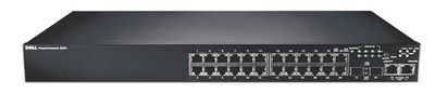 0K688K Dell PowerConnect 3524 24-Ports 10/100 + 2 x Gigabit SFP + 2 x 10/100/1000 Managed Switch