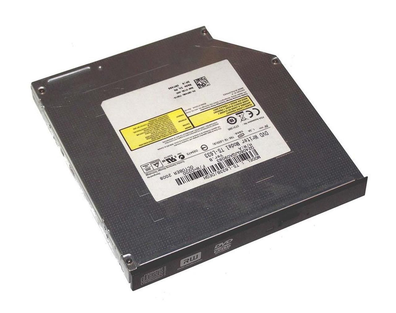 0W748G Dell 8x DVD+/RW (+/R DL) DVDRAM SATA 1.5Gbps 2MB Cache Slim