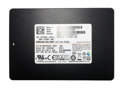 0YCX65 Dell 256GB MLC SATA 6Gbps 2.5-inch Internal Solid State Drive (SSD)