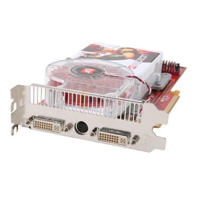 100-435702 ATI Radeon X1800XT 512MB 256-Bit GDDR3 PCI Express Dual DVI S-video HDTV-out Video Graphics Card