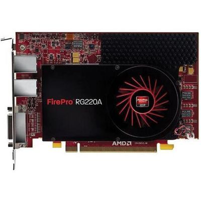100-505715 ATI FirePro RG220A 512MB 256-bit PCI Express 2.0 x16 Half-Height/Length Workstation Video Graphics Card