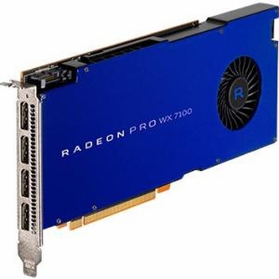 100-505826 AMD Radeon Pro WX 7100 8GB GDDR5 256-Bit 4x DisplayPort PCI-Express 3.0 x16 Video Graphics Card