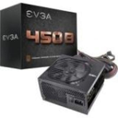 100-B1-0450-K1 EVGA 450B Bronze Power Supply 120 V AC, 230 V AC Input Voltage 3.3 V DC, 5 V DC, 12 V DC, 12 V DC, 5 V DC Output Voltage 1 Fans Internal Modular 85% Efficiency 450 W