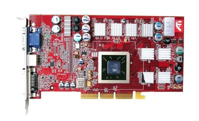 102-A22707-00 ATI Radeon 9800 256MB DVI/ VGA/ TV-out AGP Video Graphics Card