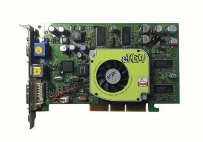 128-A4-NV80 EVGA GeForce4 Ti 4400 128MB DDR 128-bit AGP 4X/8X Video Graphics Card