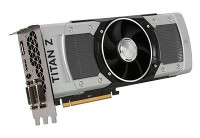 12G-P4-3992-KR EVGA GeForce GTX TITAN Z Superclocked 12GB 768-Bit GDDR5 PCI Express 3.0 x16 DVI/ HDMI SLI Support Video Graphics Card