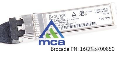 Brocade 16GBASE-SWL 850nm 300m Multimode SFP+ Transceiver Module for Brocade 6505 Switch