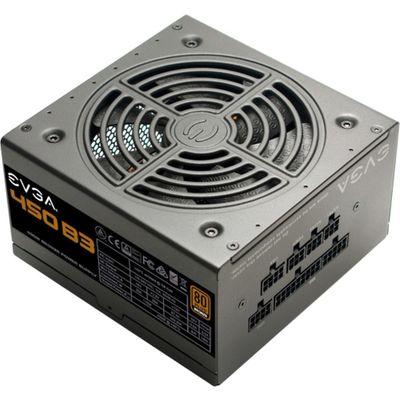 220-B3-0450-V1 EVGA 450 B3 Power Supply ATX12V/EPS12V 120 V AC, 230 V AC Input Voltage 3.3 V DC, 5 V DC, 12 V DC, 12 V DC, 5 V DC Output Voltage 1 Fans Internal Modular 85% Efficiency 450 W