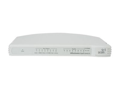 3C1670800B-UK 3Com Officeconnect 8-ports External Switch