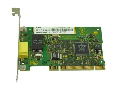 3C410 3Com HomeConnect Network Phoneline PCI Adapter PCI 2 x RJ-11 Internal
