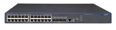 3CRS48G-24P-91-US 3Com 4800G PWR 24-Ports 10/100/1000Base-T Gigabit Ethernet Layer 3 Managed PoE Switch with 4x SFP (mini-GBIC) Ports and 2x XFP Ports