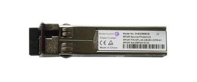 3HE00868CB Alcatel-Lucent 1.25Gbps 1000Base-BX-D Single-mode Fiber 10km 1490nmTX/1310nmRX LC Connector SFP Transceiver Module