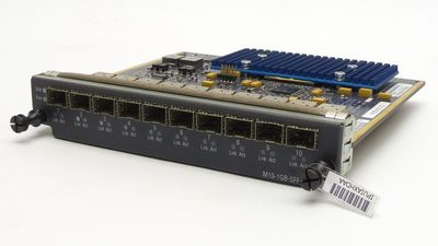 3HE01616AA Alcatel 10-Port Gigabit Ethernet Optical MDA Rev B requires optics accepts up to ten (10) GigE SFP Optics Modules 10/100/1000TX operation with GigE TX SFP
