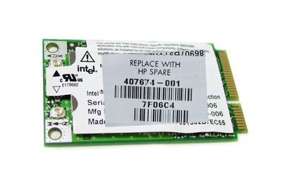 407674-004 HP Broadcom 3945ABG Mini PCI-Express 802.11A/B/G Wireless Lan (WLAN) Network Interface Card for HP NC2400 and Pavilion dv6000 Series