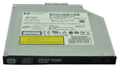 408684-130 HP 8x DVD+/-RW SuperMulti MultiBay II Double Layer SlimLine LightScribe Optical Disk Drive