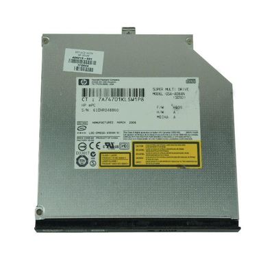 409219-001 HP 16X DVD+/-RW Dual Layer LightScribe Slimline Internal Optical Drive for Notebook