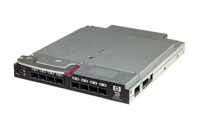 411121-001 HP Brocade 4/24 SAN 24-Ports (16-Internal and 8-External) 4GB Fabric Switch for HP BladeSystem C-Class