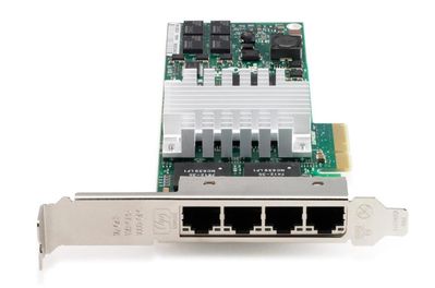 435508-B21N HP NC364T PCI Express Quad Port 10/100/1000Base-T Gigabit Ethernet Network Interface Card (NIC)