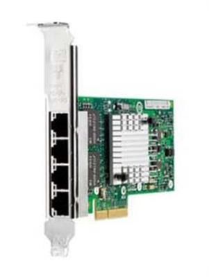 436443-001 HP Quad-Ports RJ-45 1Gbps 10Base-T/100Base-TX/1000Base-T Gigabit Ethernet PCI Express x4 Low Profile Server Network Adapter