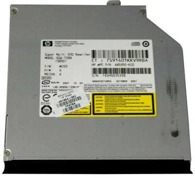 445950-6C0 HP 4x DVD+/-R/RW IDE Super Multi Dual Layer Dual Format LightScribe Optical Drive