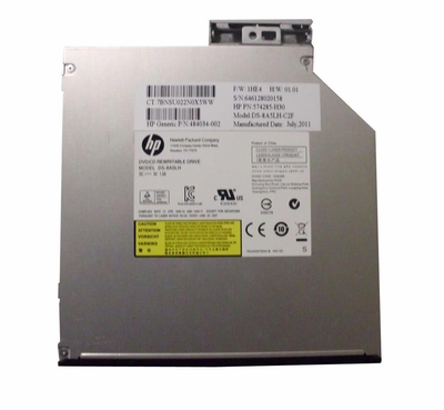 484034-002 HP 8x DVD+/-RW SATA SuperMulti Dual Layer Double Format LightScibe 9.5mm Optical Drive