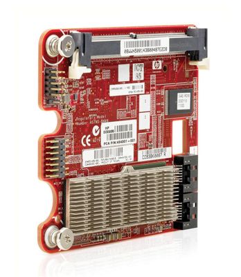 484301-001 HP Smart Array P712M/Zero Memory PCI-Express x8 Dual Port 6Gbps Mezzanine SAS RAID Controller Card