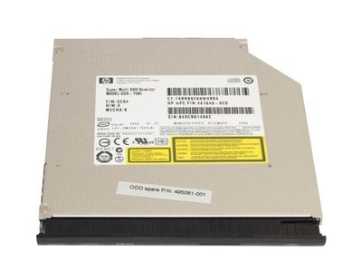 495061-001 HP 8x DVD+R/RW Super Multi Double-Layer Dual Format LightScribe IDE Optical Drive